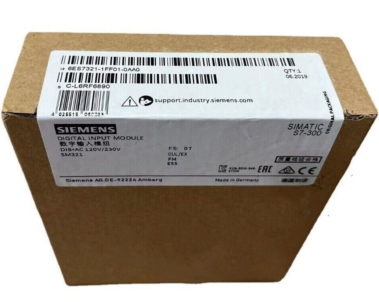 1PCS Siemens 6ES7321-1FF01-0AA0 Module PLC Unit New in box