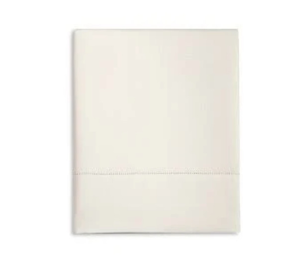 Hudson Park 600TC Ivory 100% Cotton Flat Sheet - KING T7601