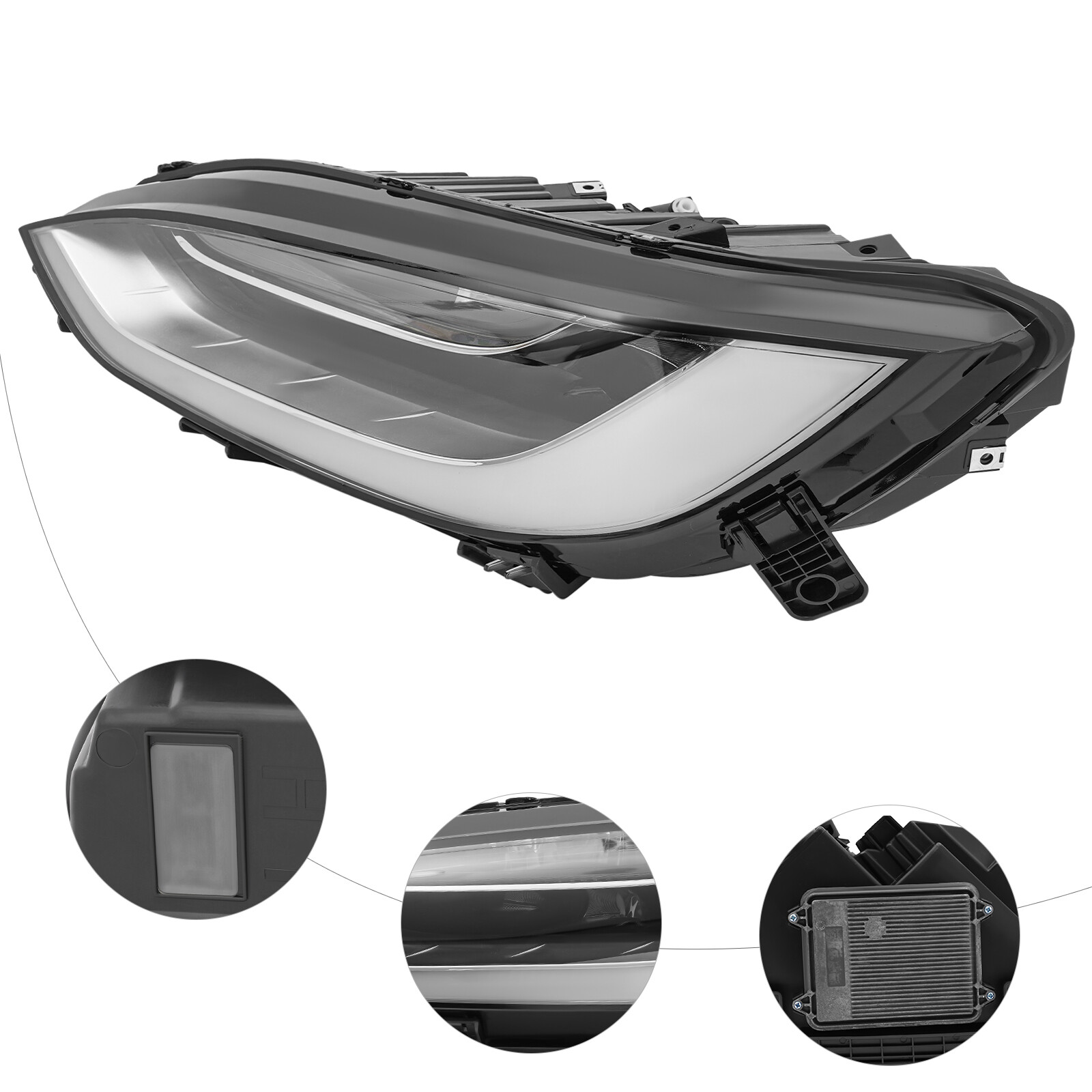 For 2021-2024 Tesla Model X Left Full Led Headlight Assembly Left Driver Side
