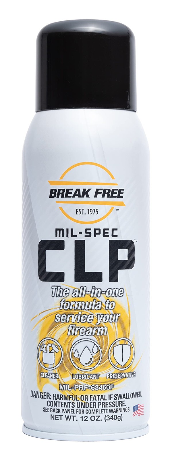 Break Free CLP Cleaner Lubricant and Preservative Gun Cleaner CLP-12 Aerosol