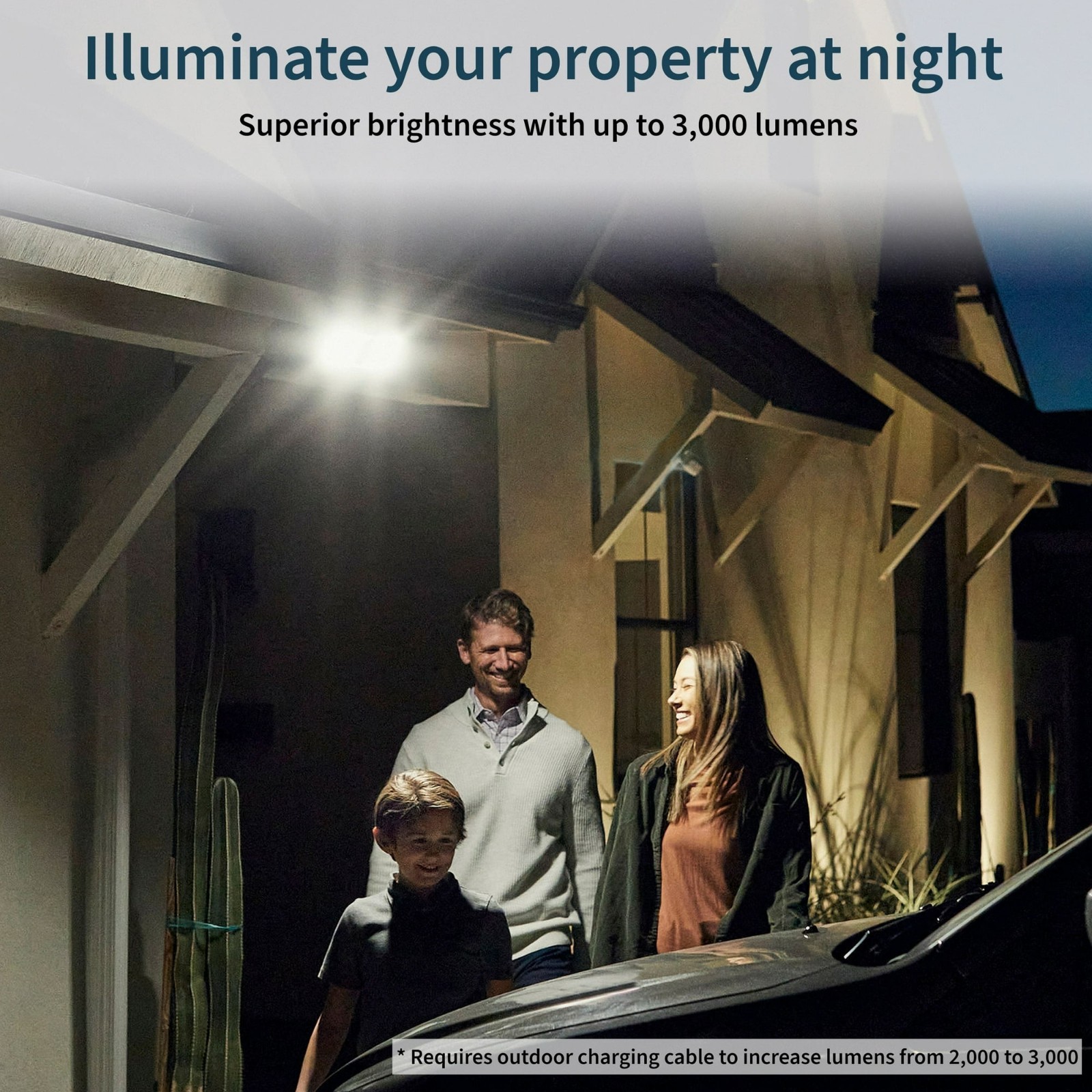New Arlo Pro 3 Floodlight Security Camera Wireless Weather Resistant