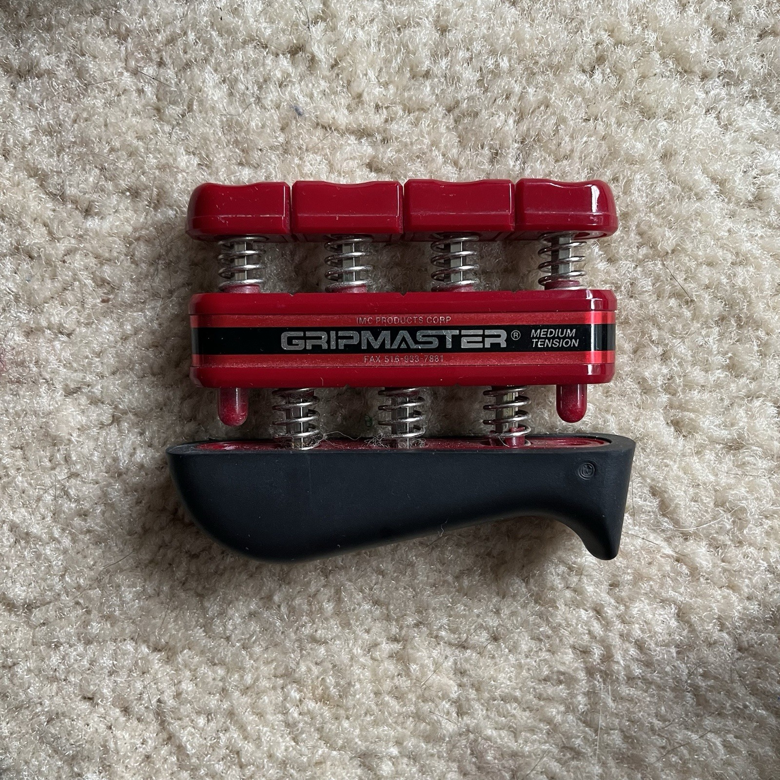 ProHands Gripmaster Hand Exerciser - Red (Medium Tension) - EUC