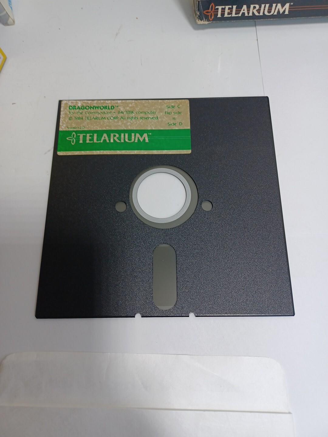 VTG 1984 DragonWorld C64 Commodore 64 Game Trillium WORKS