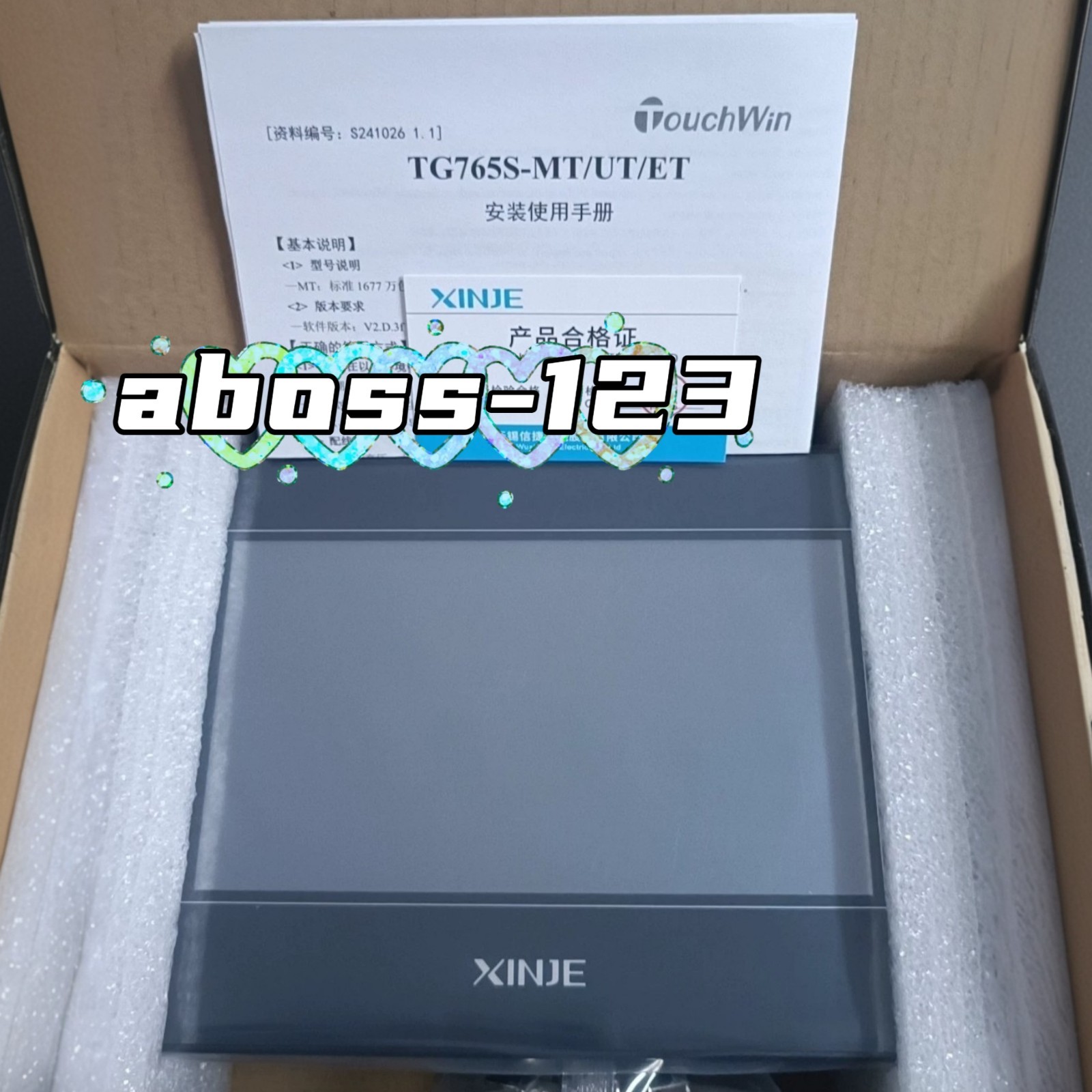 XinJie TG765S-ET HMI Touch Panel#1pcs New In Box