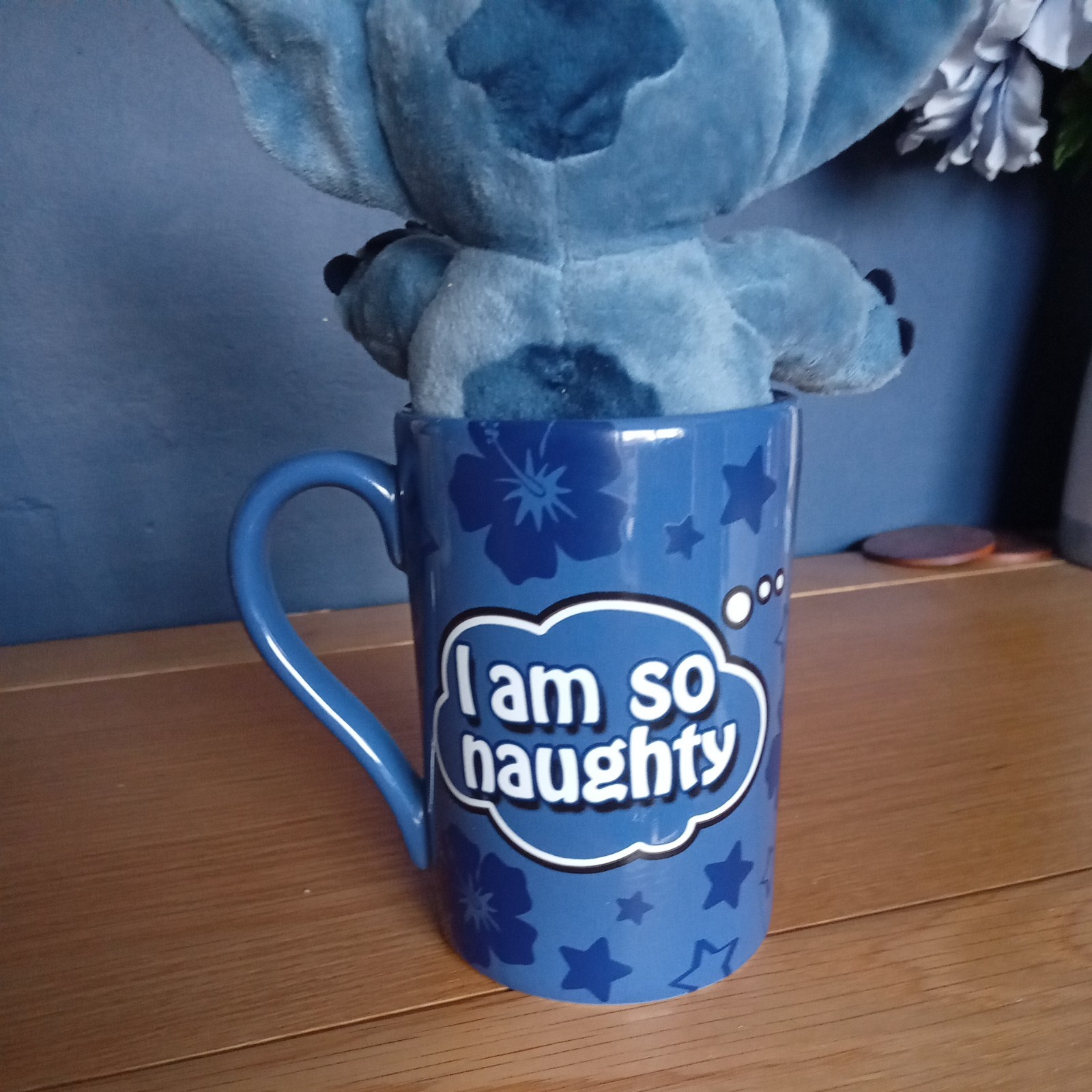 Disney - Lilo and Stitch Mug 'I'm So Naughty' Ceramic Mug with Plush