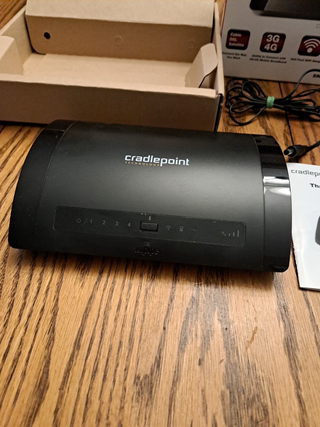 Cradlepoint 3g,4g Mbr95 Wireless Router No Ethernet Cable