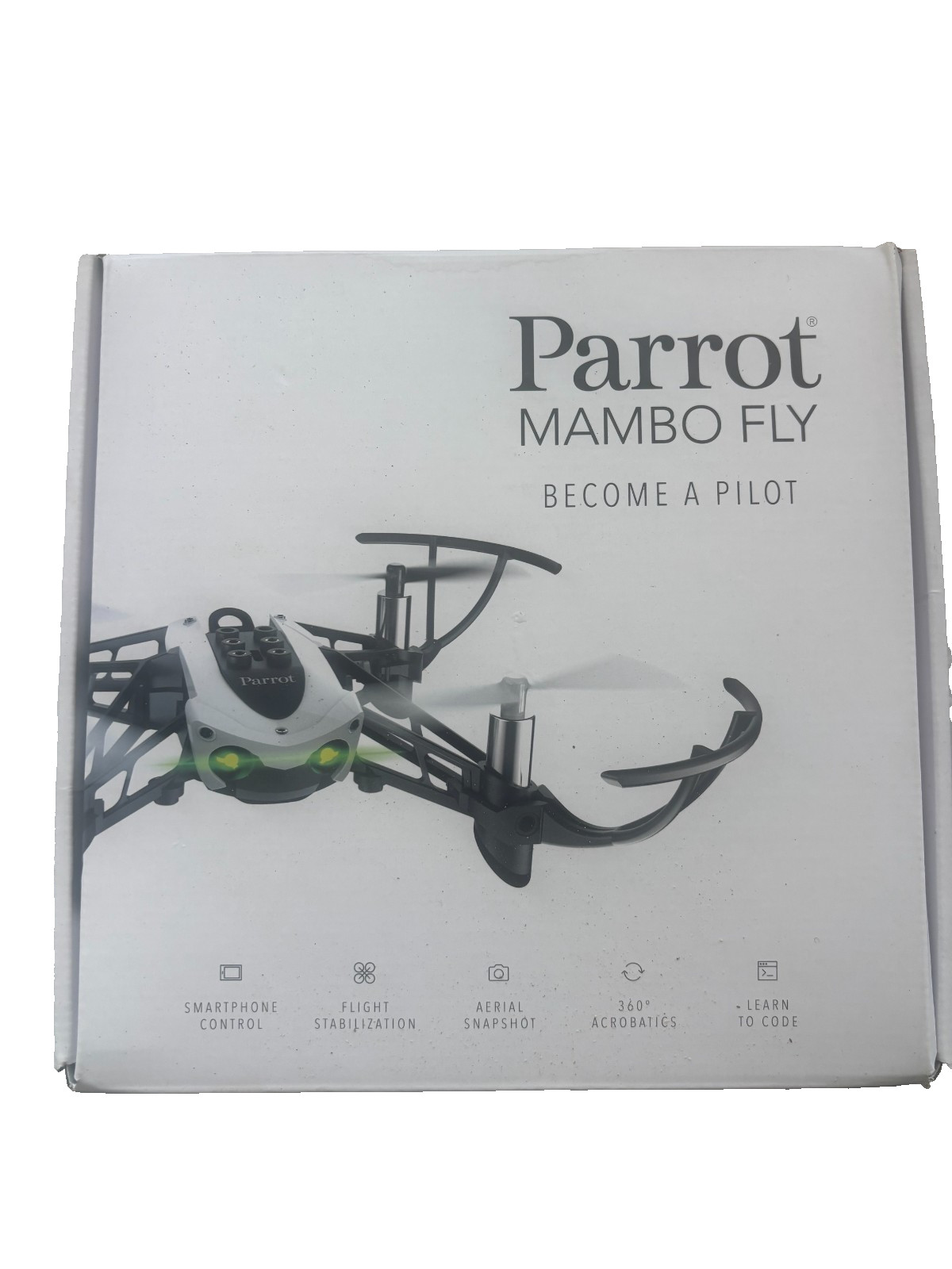 Parrot Mambo Fly Mini Flying Drone Quadcopter Open Box