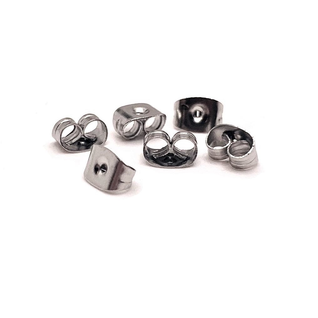 100, 500 or 1,000 Pieces: Stainless Steel Metal Butterfly Earring - US Selle