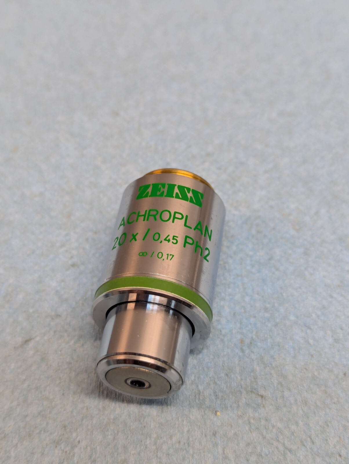 Carl Zeiss Achroplan 20x/0.45 Ph2 Microscope Objective 44 00 41 Axioskop