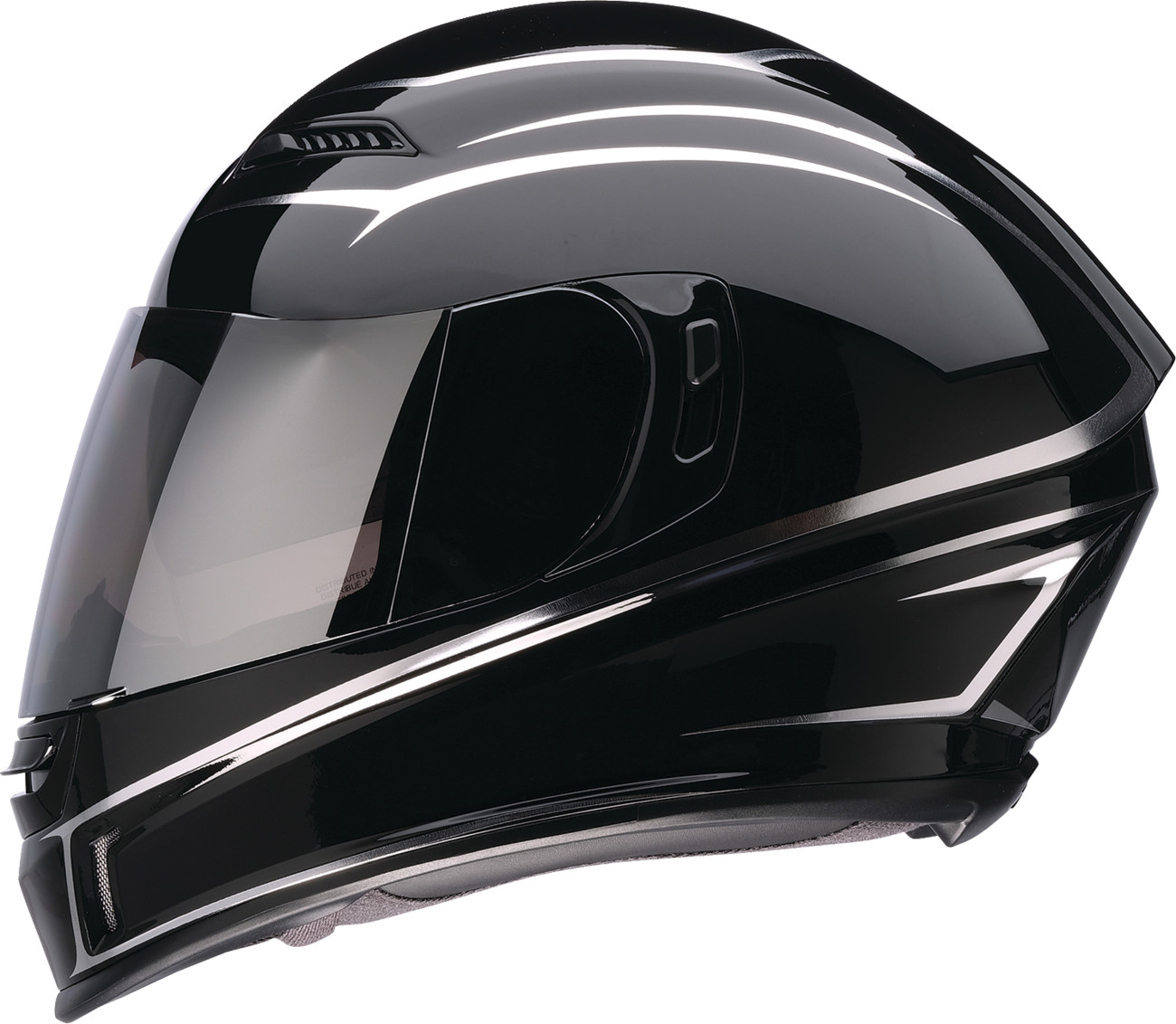 Z1R - Jackal Helmet Foil Black/Silver Large | 0101-18413