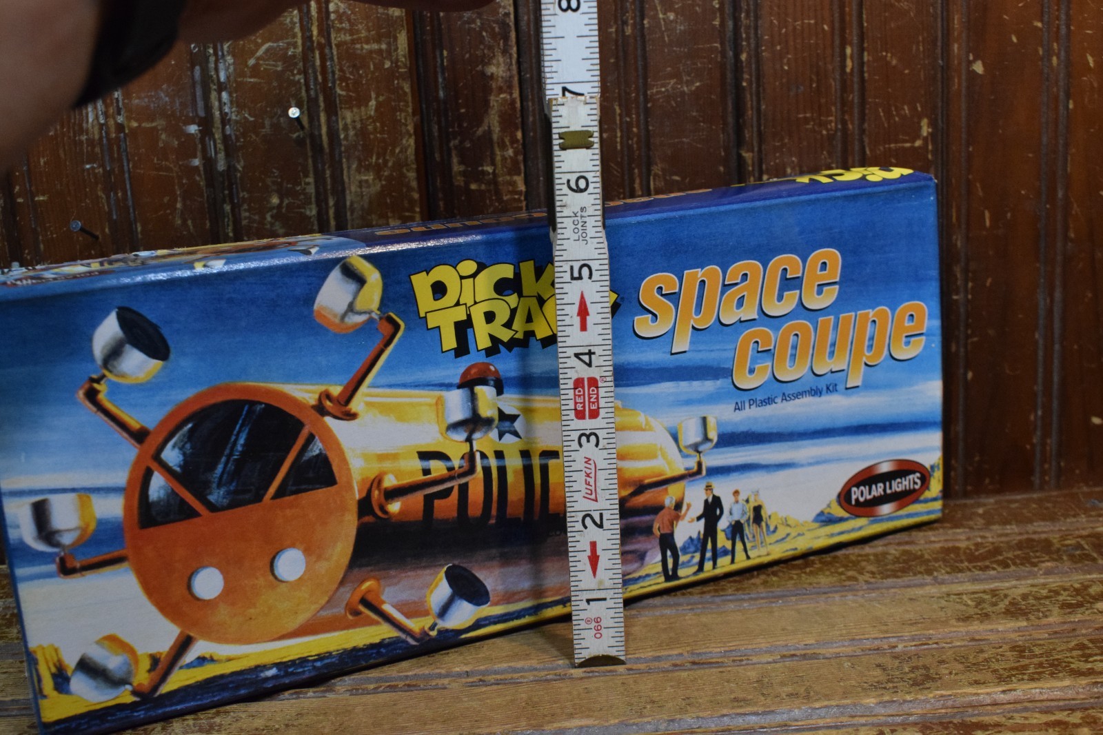 POLAR LIGHTS DICK TRACY SPACE COUPE MODEL KIT COMPLETE OPENED BOX INSTRUCTIONS
