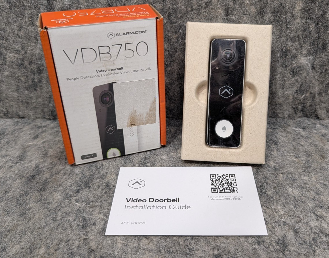 Alarm.com VDB750 Video Doorbell - White (ADC-VDB750) 🔥New🔥