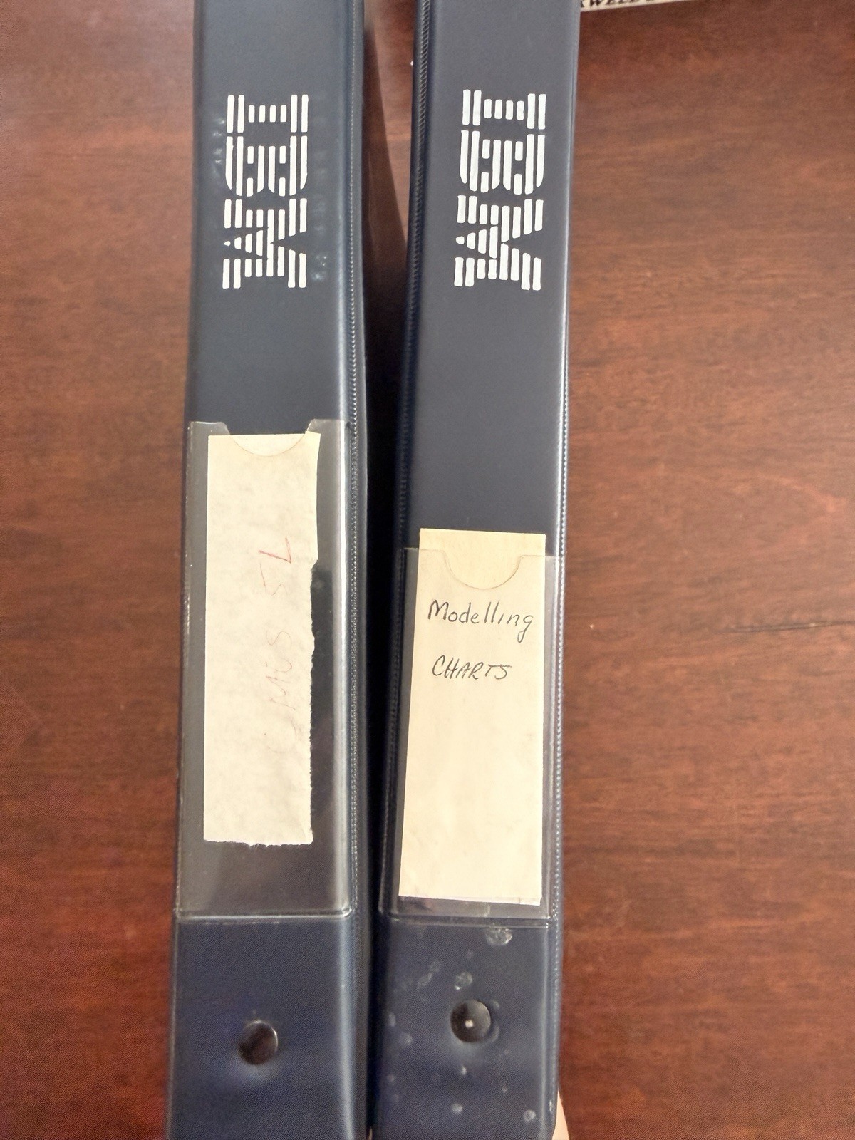 Vintage Original IBM 3 Ring Binder X 2
