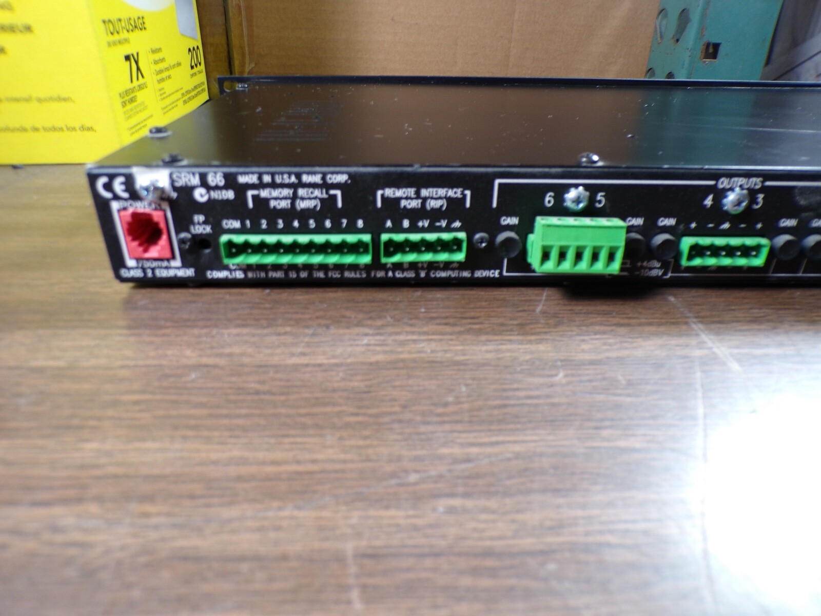 Rane SRM 66 Splitter Router Mixer Rack Mount