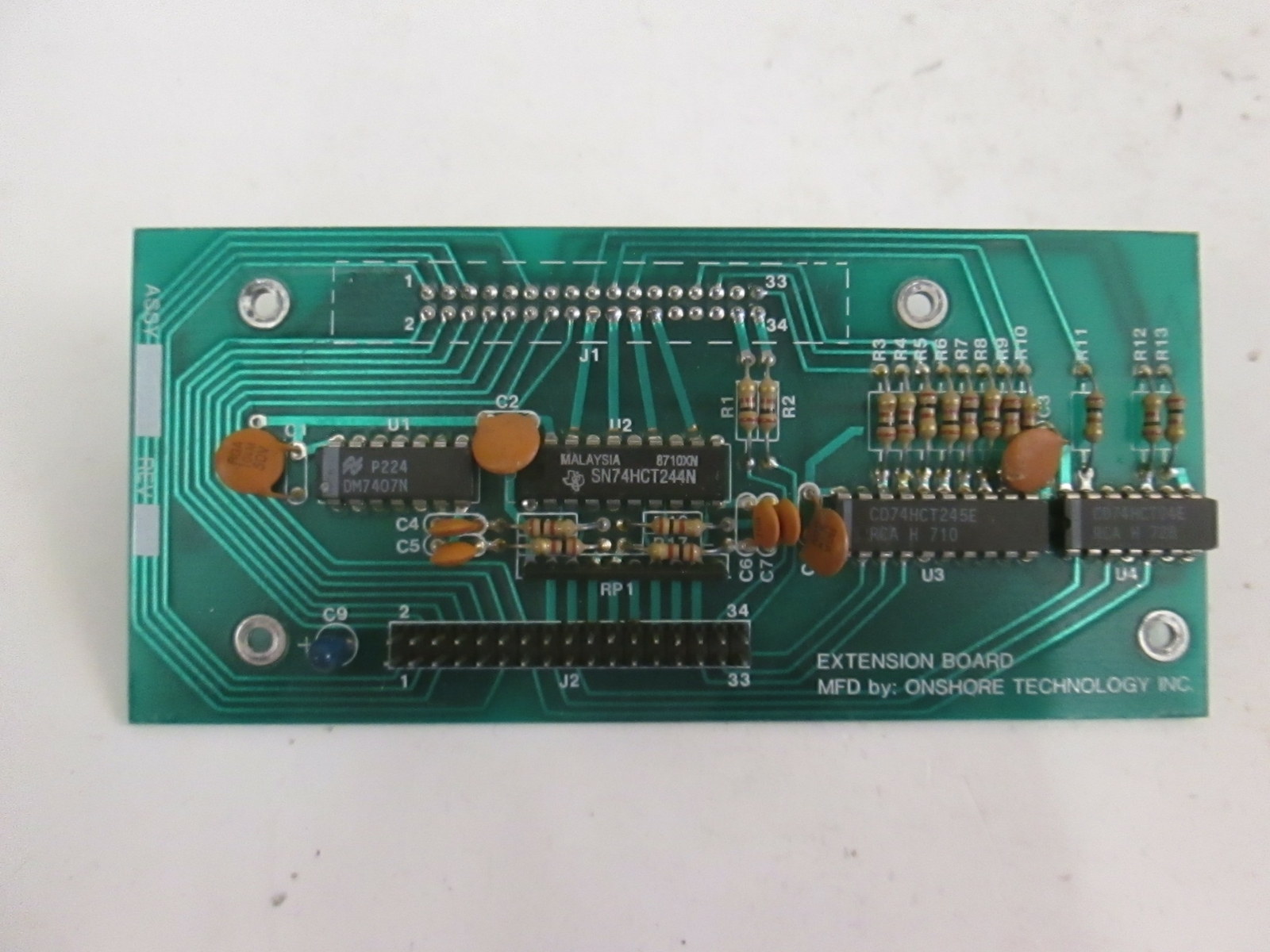 Onshore Technology, Extension Board PCB, H70320, Working When Removed