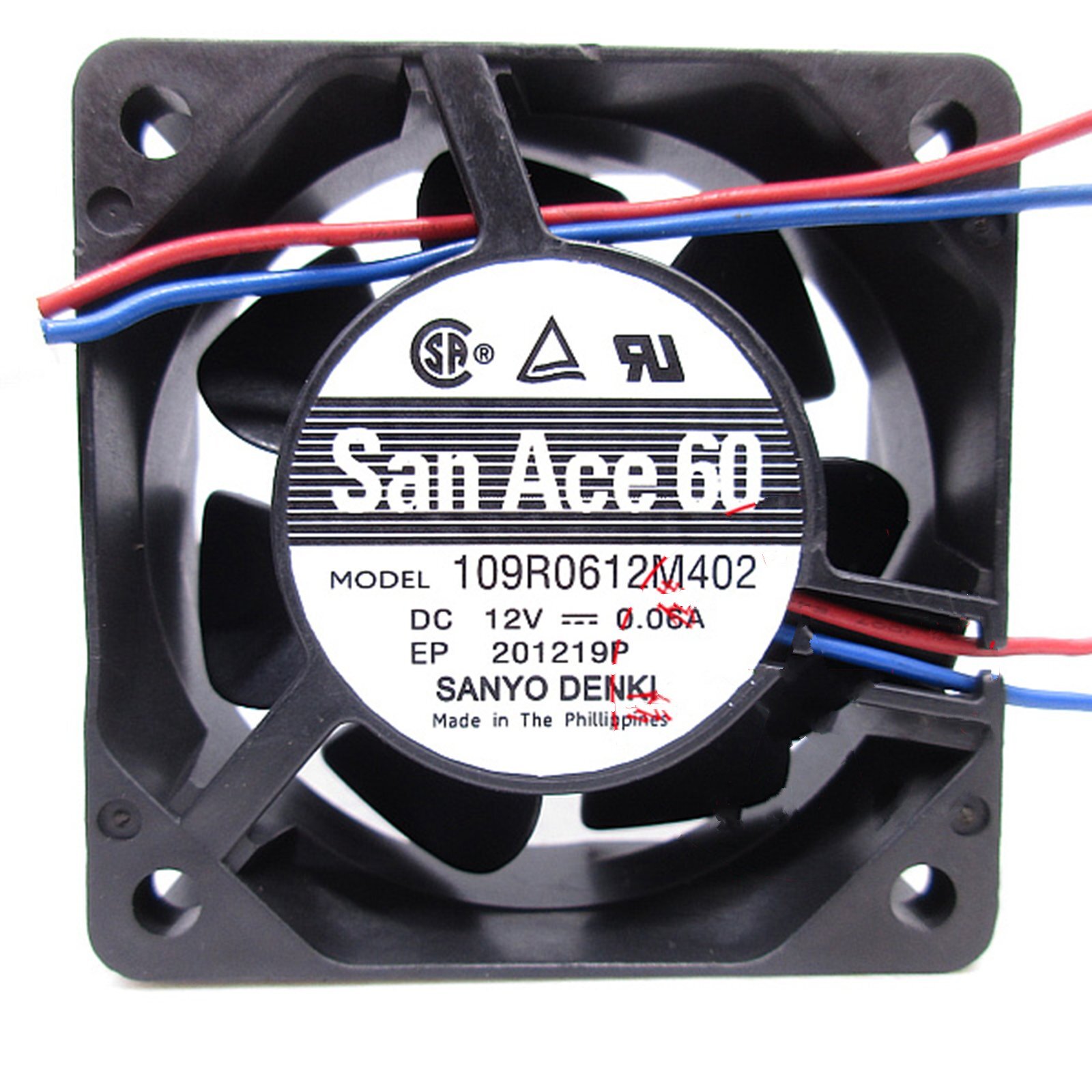 1PC SANYO 109R0612M402 Cooling Fan 12V 0.11A 109R0612M402 New
