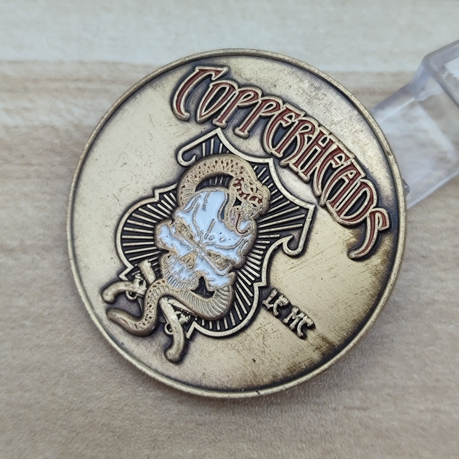 Copperheads Worlds Challenge Coin