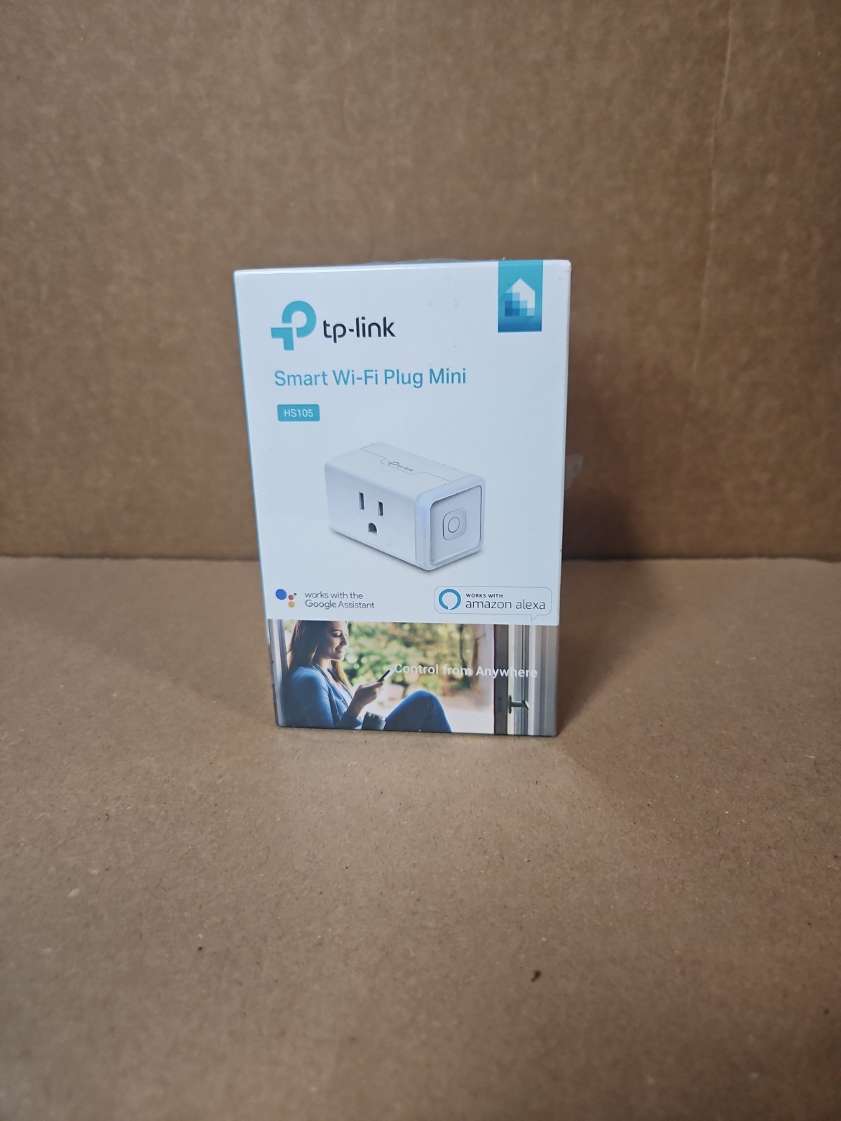 Smart Wi-Fi plug mini TP-Link. H s 105 works with amazon and alexa also google