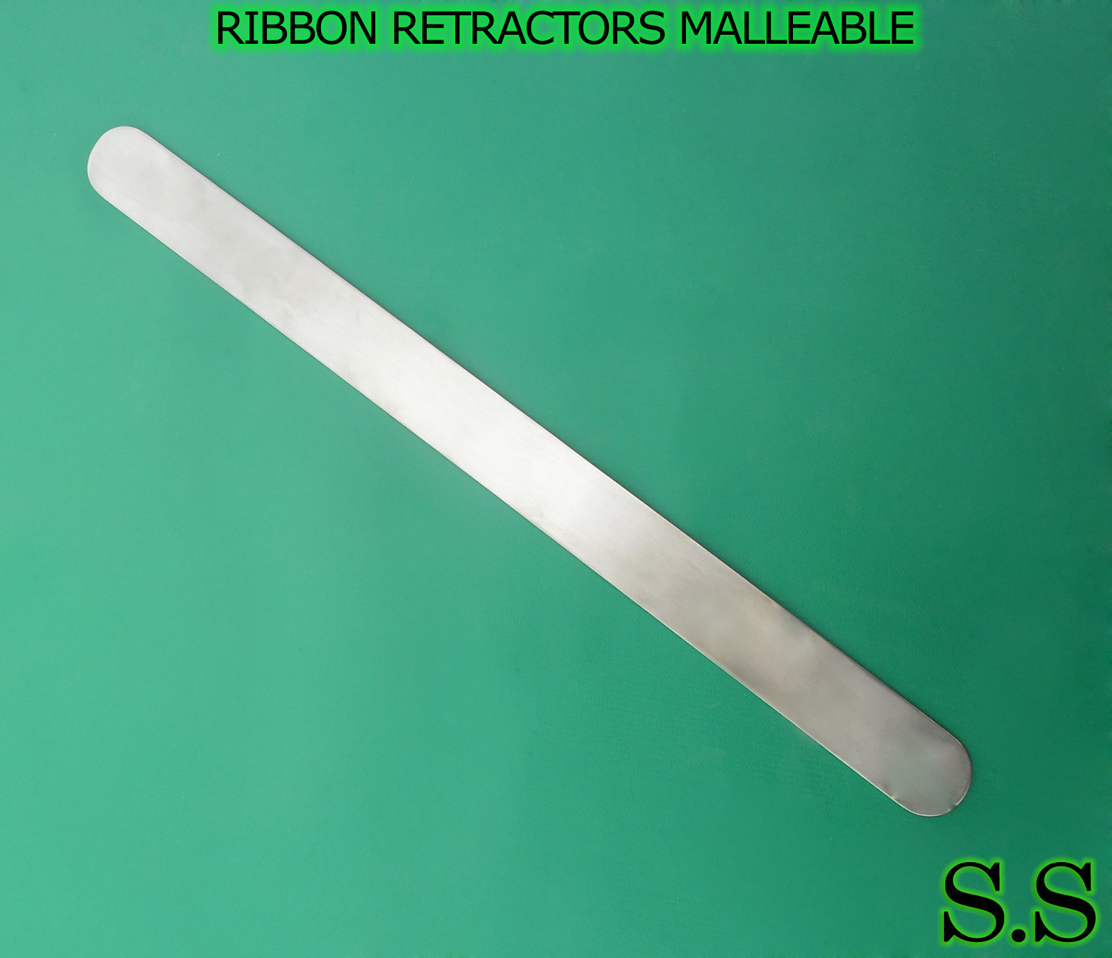 RIBBON RETRACTORS MALLEABLE SURGICAL INSTRUMENT 1.25X13