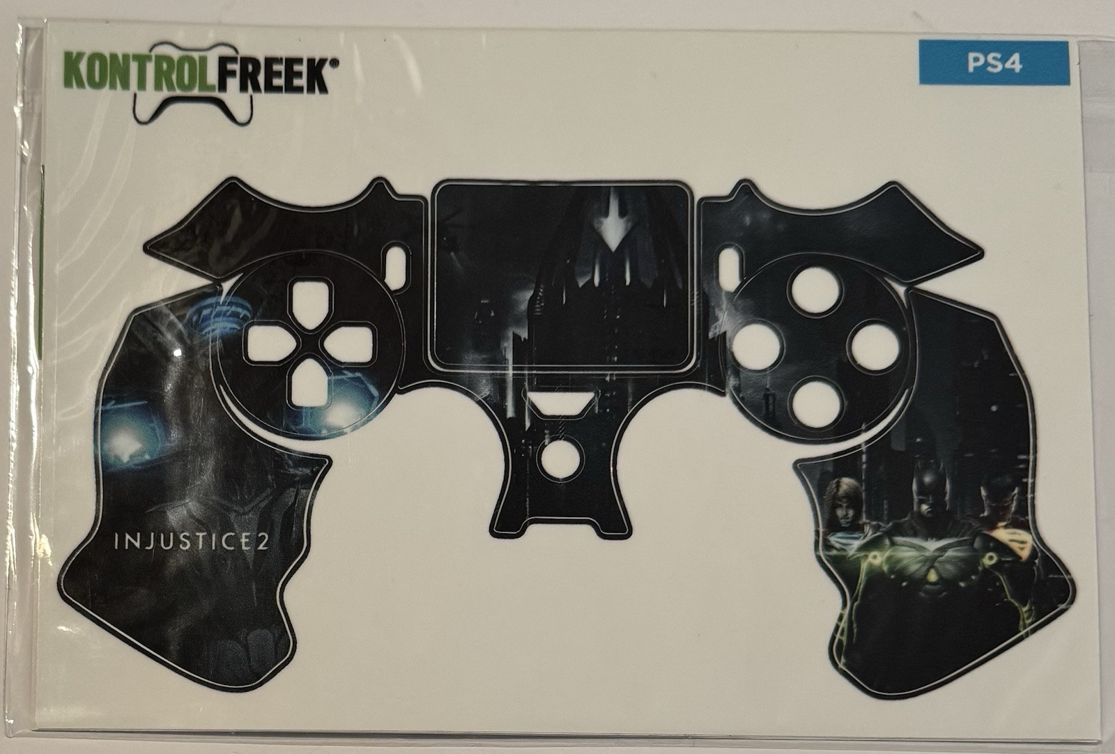 Kontrol Freek, Controller Sticker For PS4, Injustice 2, EX Cond