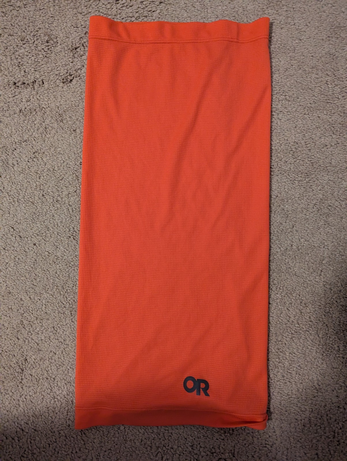 Outdoor Research Echo Ubertube Neck Gaiter Ultralight - Med/Lg - Coral Orange