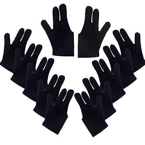 Snooker Pool Billiard Cue Gloves Left And Hand Right Three Finger Accessory