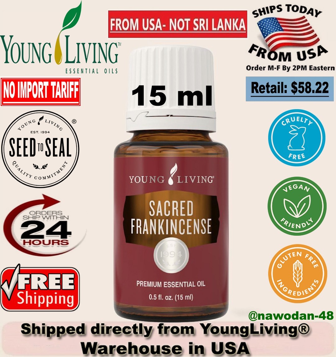 Young Living Sacred Frankincense Premium Essential Oil, 15 mL - NEW/SEALED! SALE