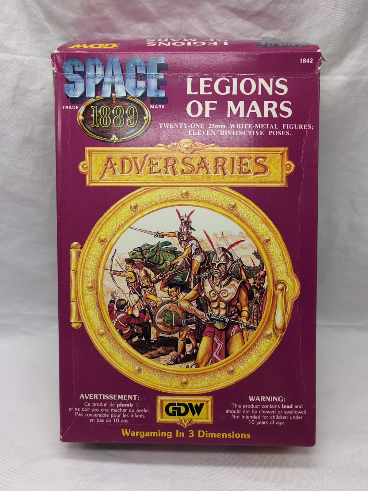 *No Miniatures* Space 1889 Legions Of Mars GDW Box Foam And Booklet