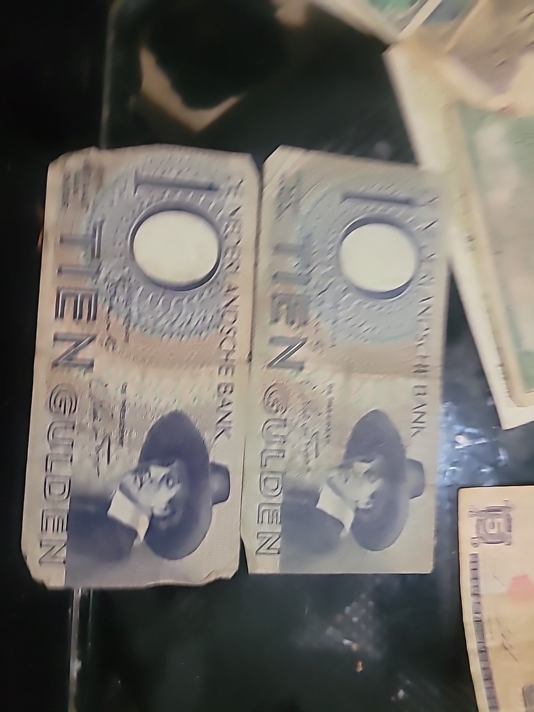 NETHERLANDS 1943 REMBRANT  10 GULDEN   Quantity Of 2