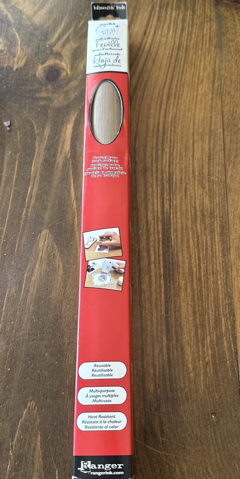 Inkssentials Non-Stick Craft Sheet 15x18 New Sealed Heat Resistant NSC20677