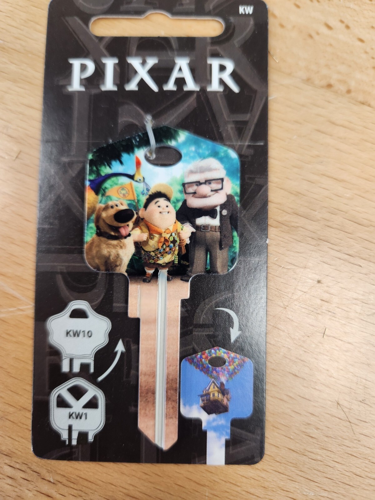 DISNEY/PIXAR "UP" W/ RUSSELL, CARL & DUG KWIKSET KW1/KW10 KEYBLANK -READ DETAILS