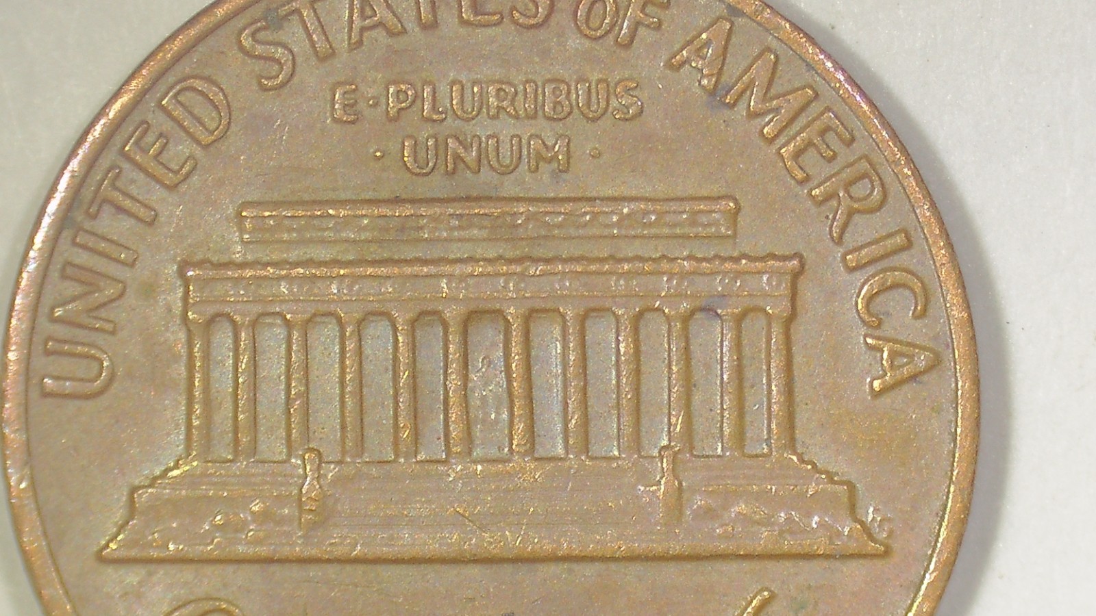 1969 P Penny Lincoln  Floating Roof Error copper wide AM