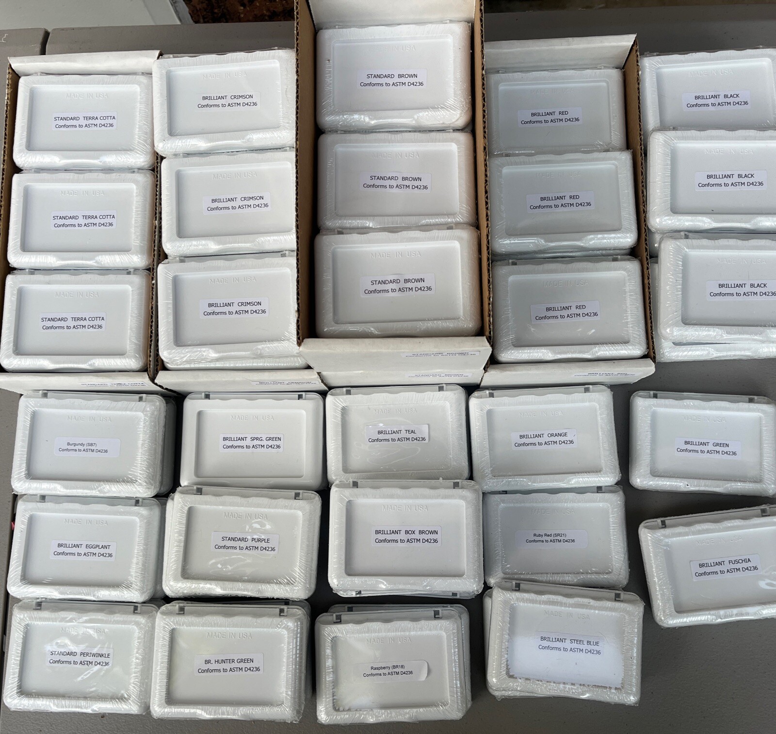 Ink Pads - Single 4” x 2.75" Ink Pad Color - U Pick!