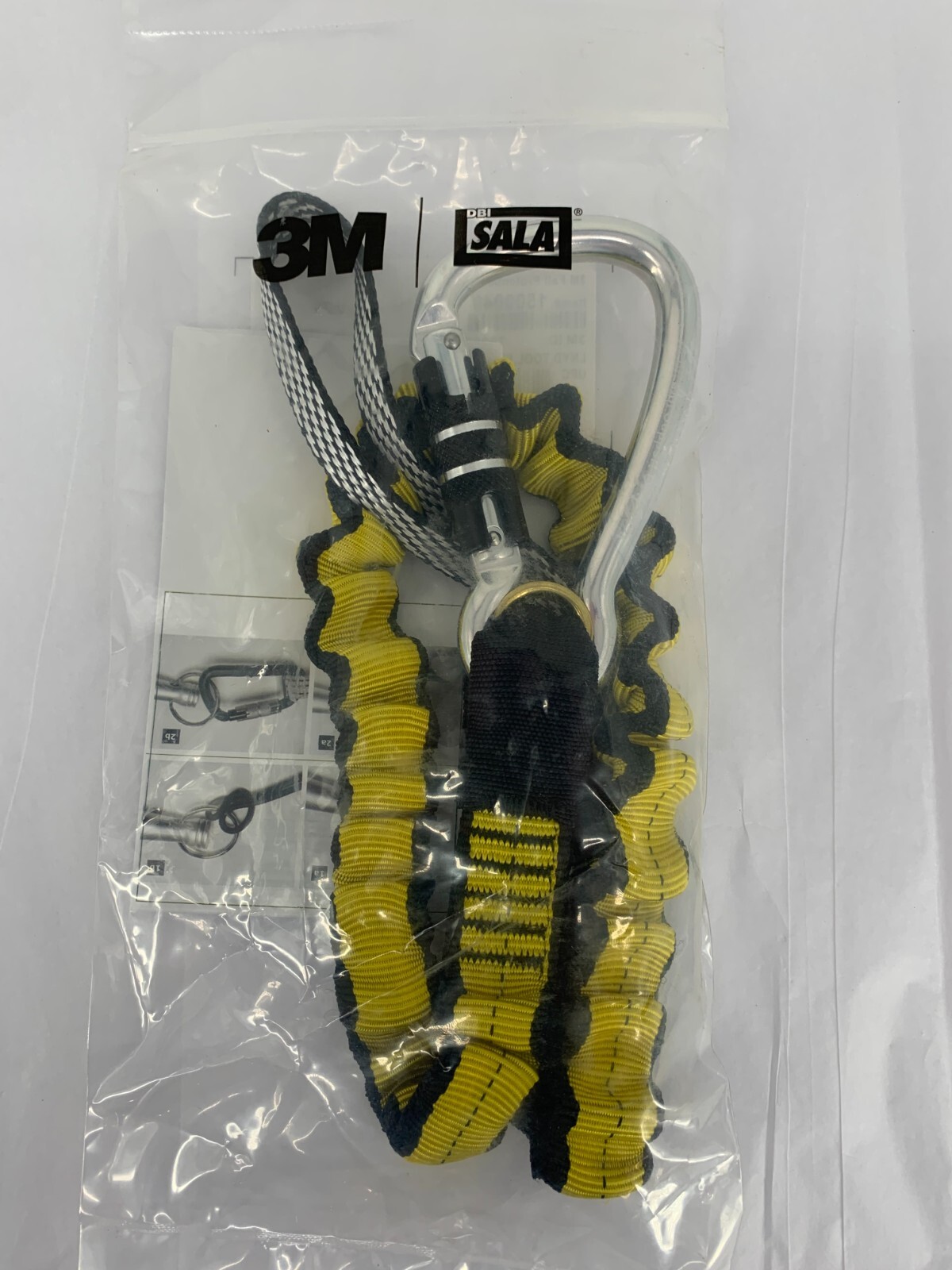 3M DBI-SALA 1500049 70007449062 Hook 2 Loop Bungee Tool Tether MED SGL 35LB