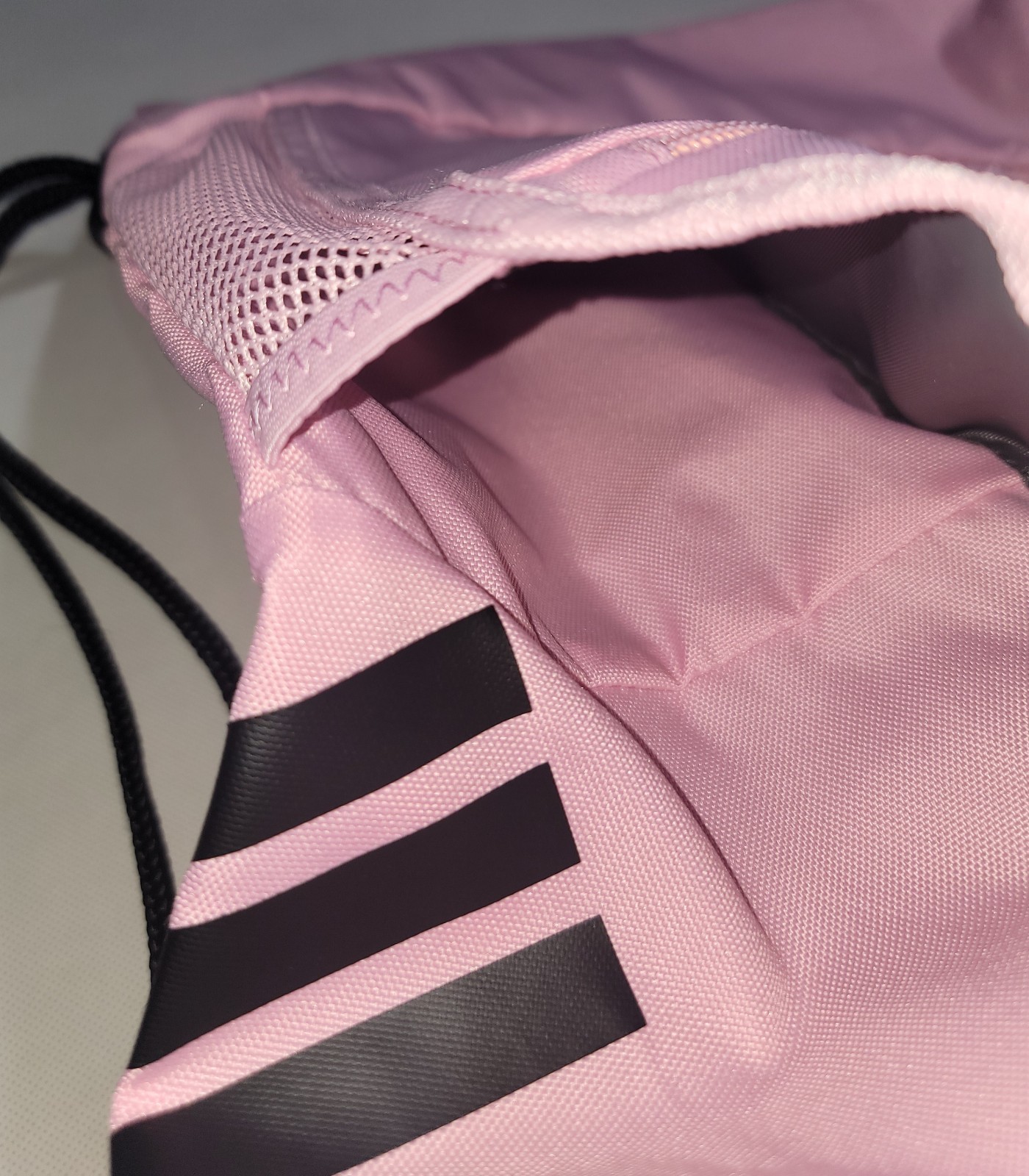 Adidas Stadium Sackpack Women's Light Pink&Black Drawstring Gym Bag