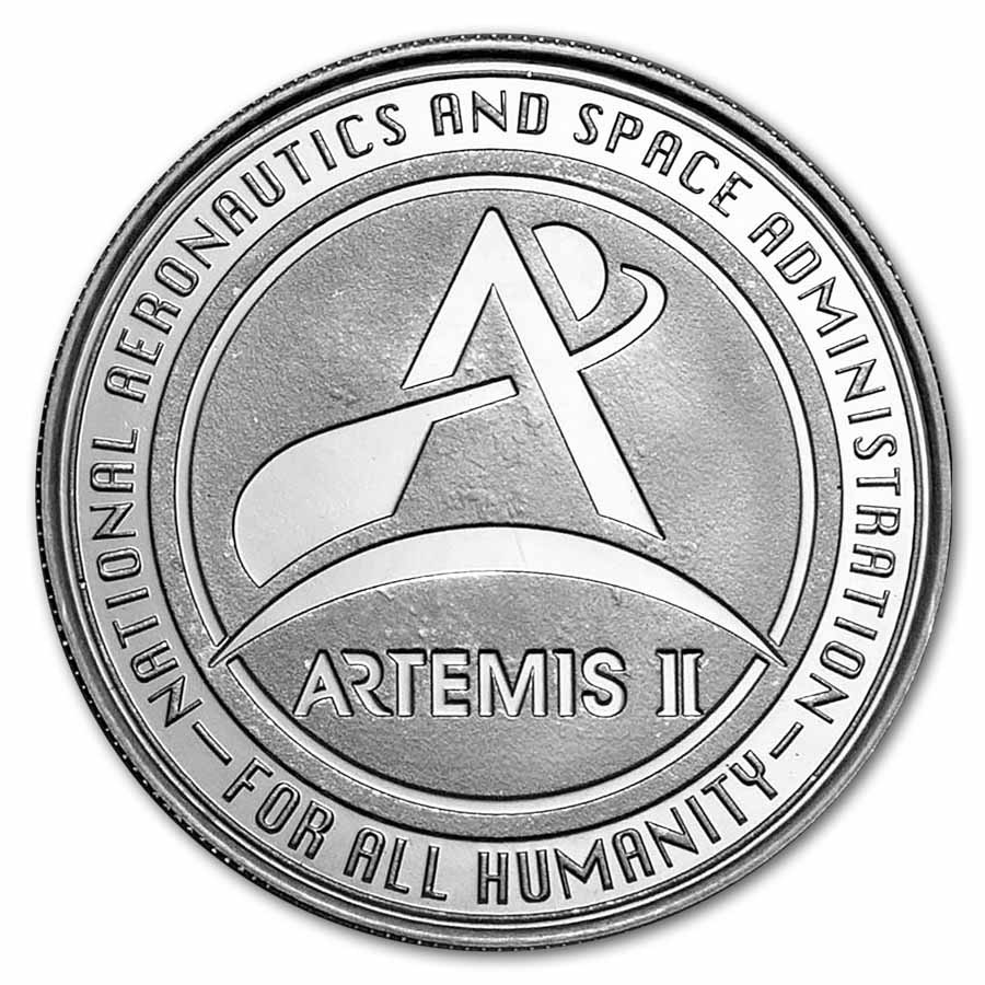 1 oz Silver Round - NASA Artemis II