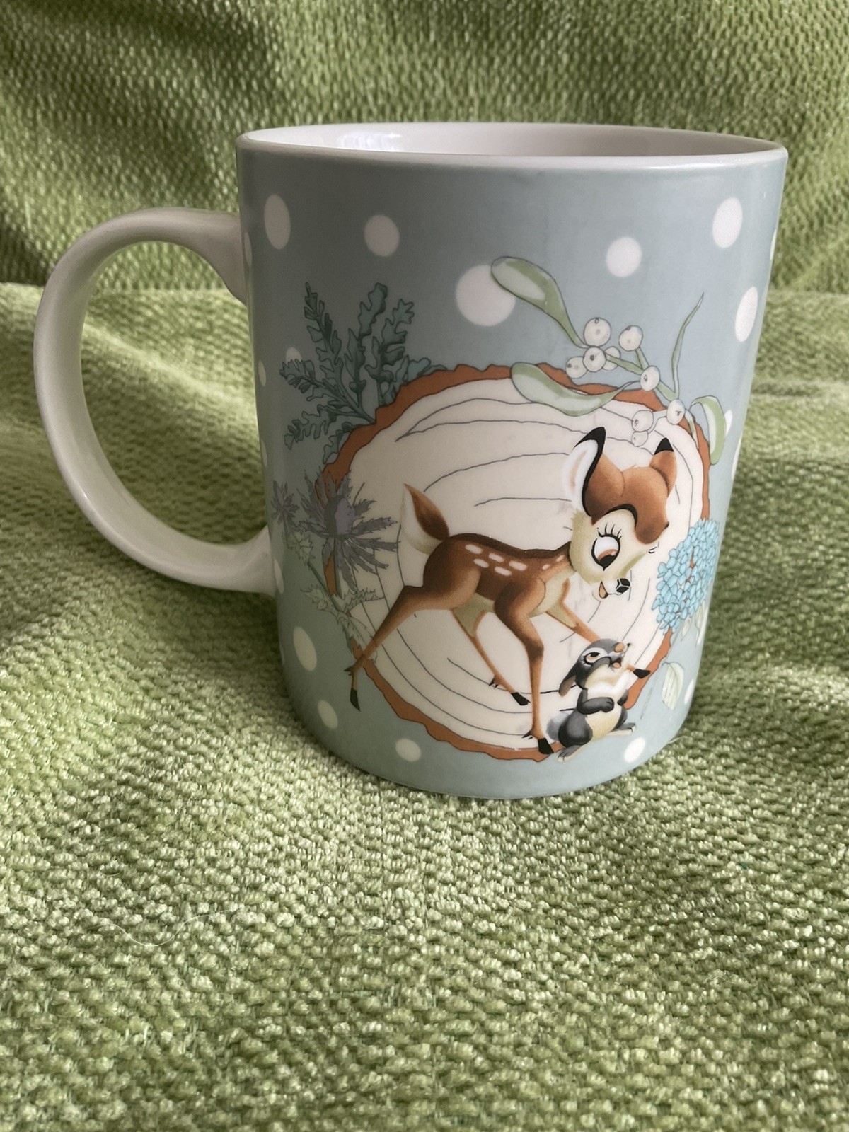 DISNEY BAMBI & THUMPER PALADONE WINTER SCENE MUG
