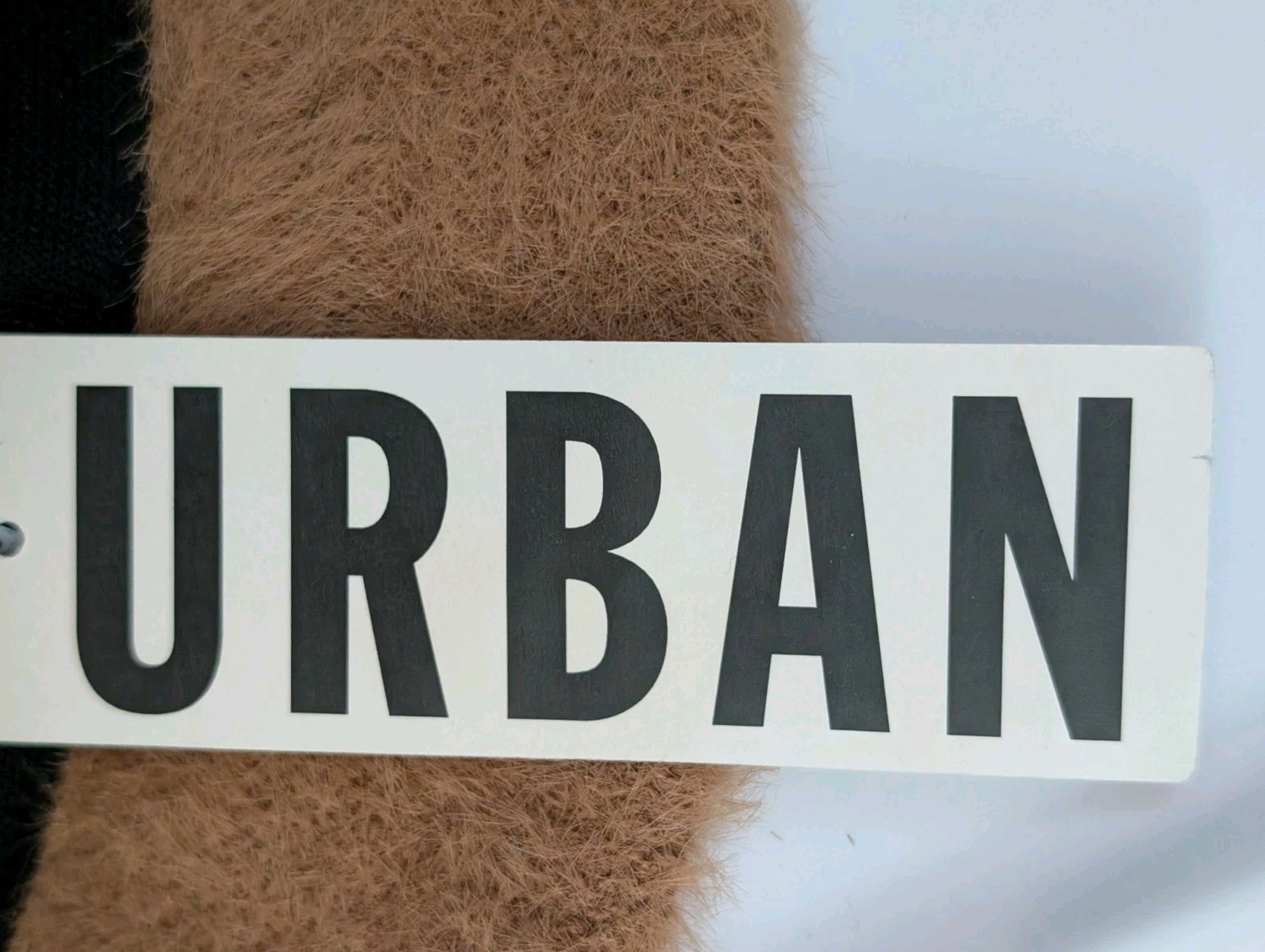 NWT Urban Outfitters Brown Fuzzy Bucket Hat OS Festival Casual Funky Y2K 90s