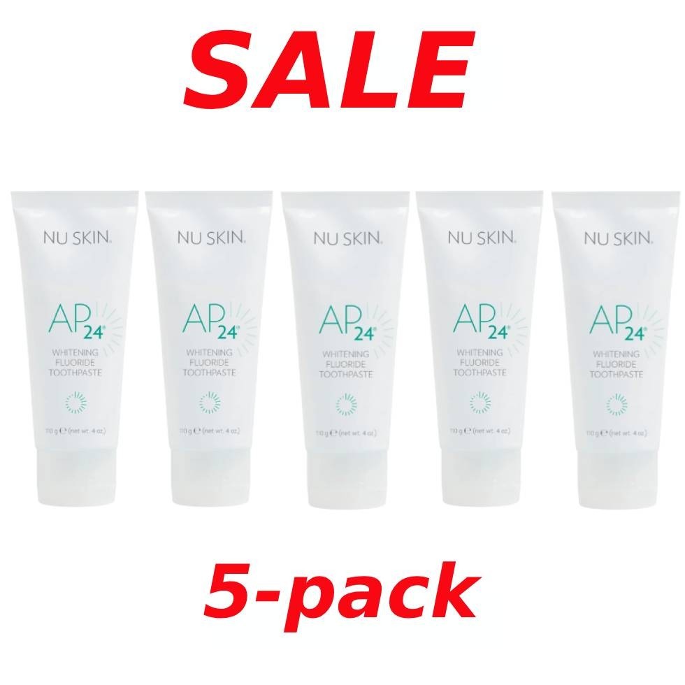 Nuskin Nu Skin AP24  Whitening Fluoride Toothpaste - 5 PACK -  exp 09/2027