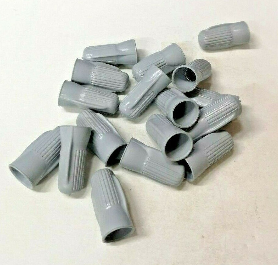 100-PK INSULATED GREY Electrical WIRE Spring CONNECTOR NEW 3M SCOTCHLOK Type G