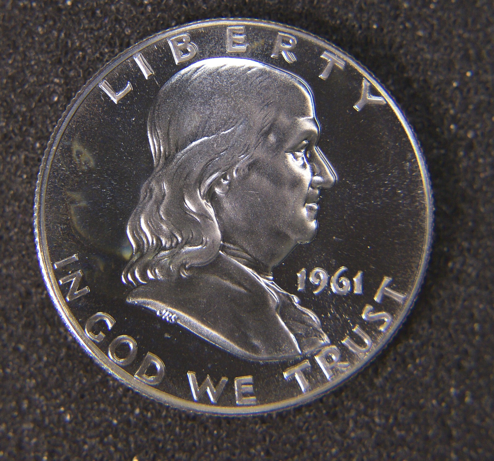1961 Franklin Half Dollar PR SUPB Cameo 90 Silver Mint State Unc Proof Superb PF