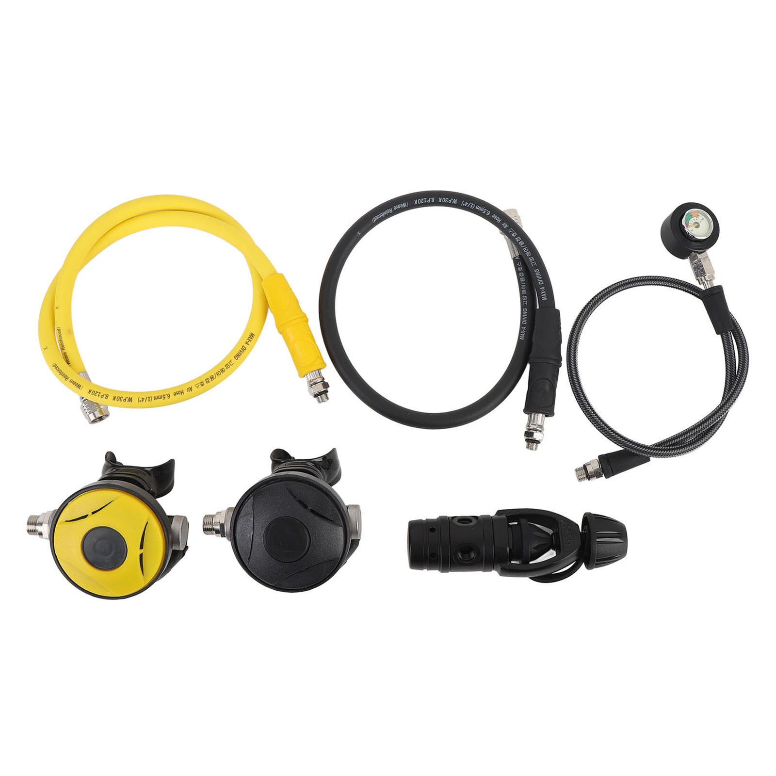 Aluminum Diving Regulator Set With Enhanced Stability For Underwater Breath DPFM