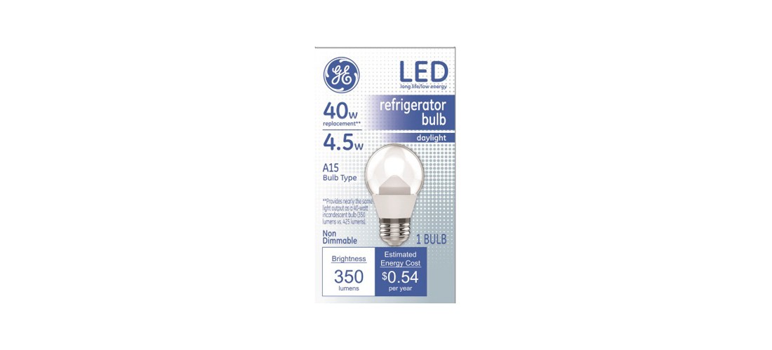 GE 93104415 LED Bulb A15 E26 (Medium) Daylight 40 Watt Equivalence Clear