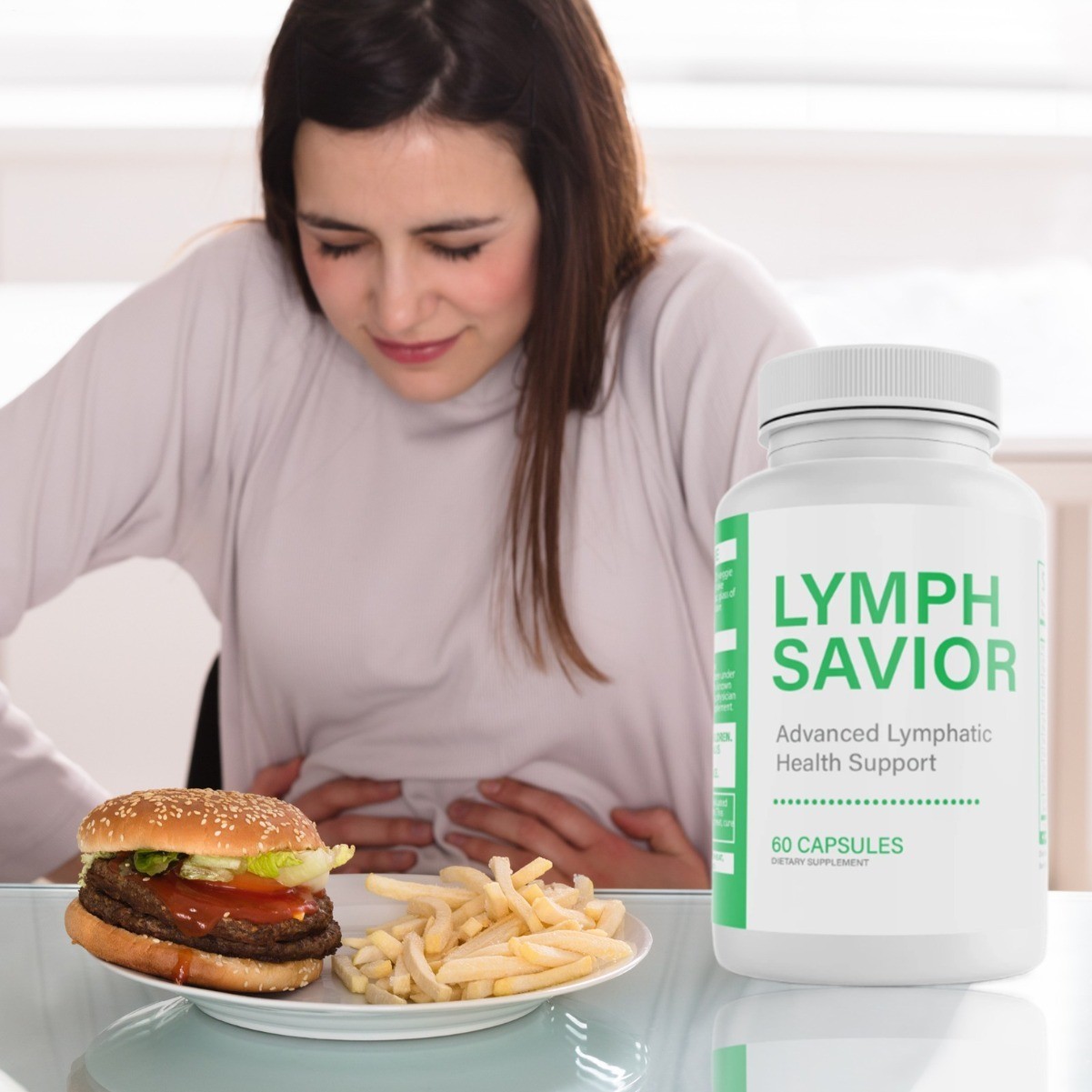 Lymph Savior, Lymphatic Health Support 60 Capsules Advanced Dietary Supplement