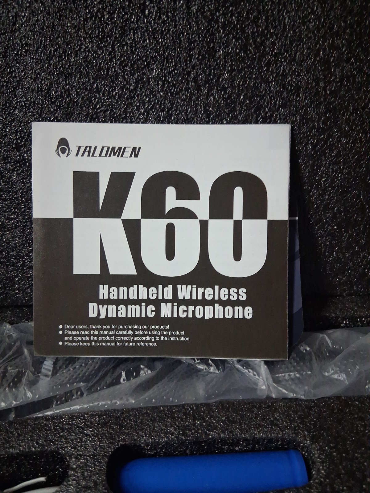 Talomen K60 Duel karaoke microphones Dynamic Microphone Set New !! Comes With 2