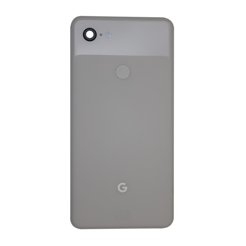 Back Glass with Camera Lens for Google Pixel 3 XL White Premium Repair Part