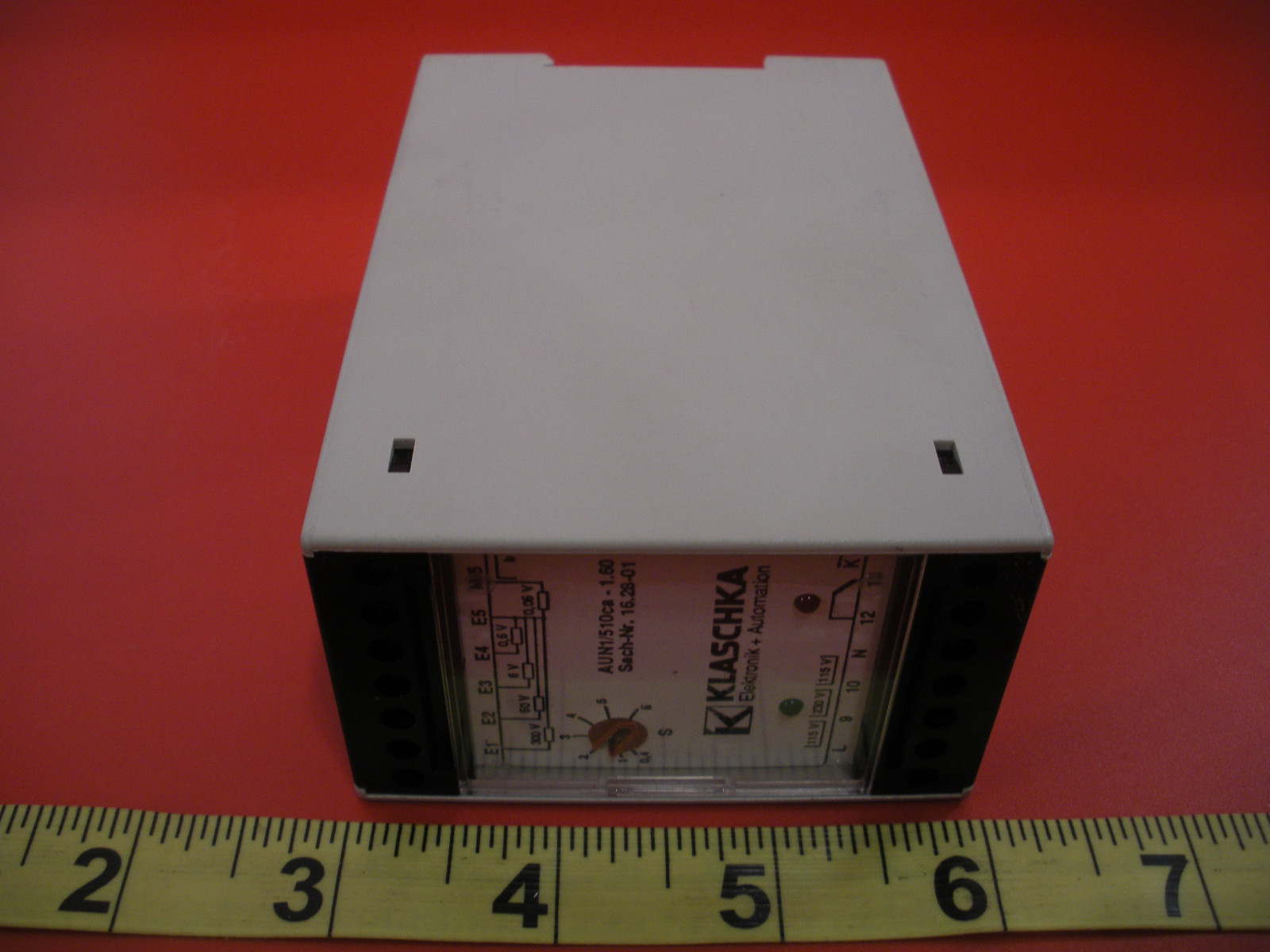 Klaschka AUN 1/510ca-1.60 Control Relay 16.28.01 115/230v AUN 1/510ca-1.6/2 New