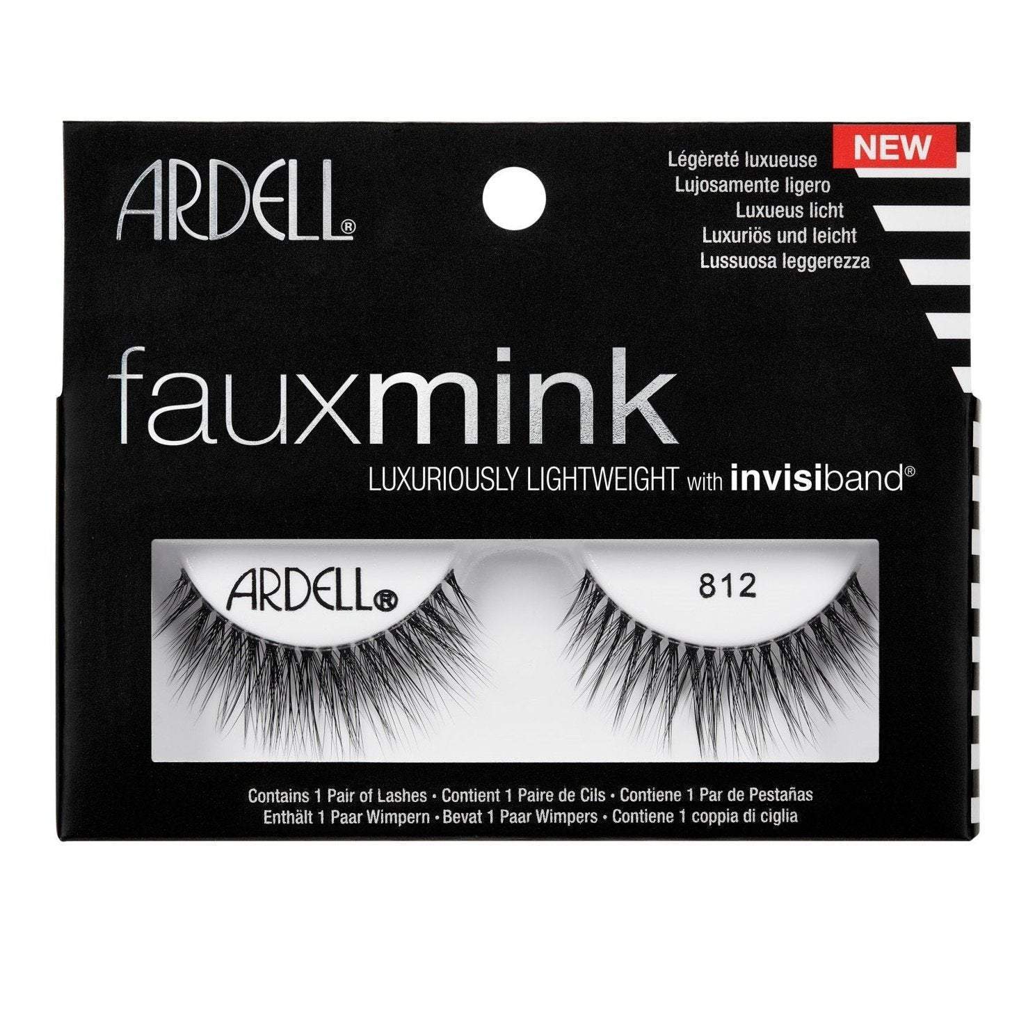 Ardell Faux Mink Eye Lashes 812 Black