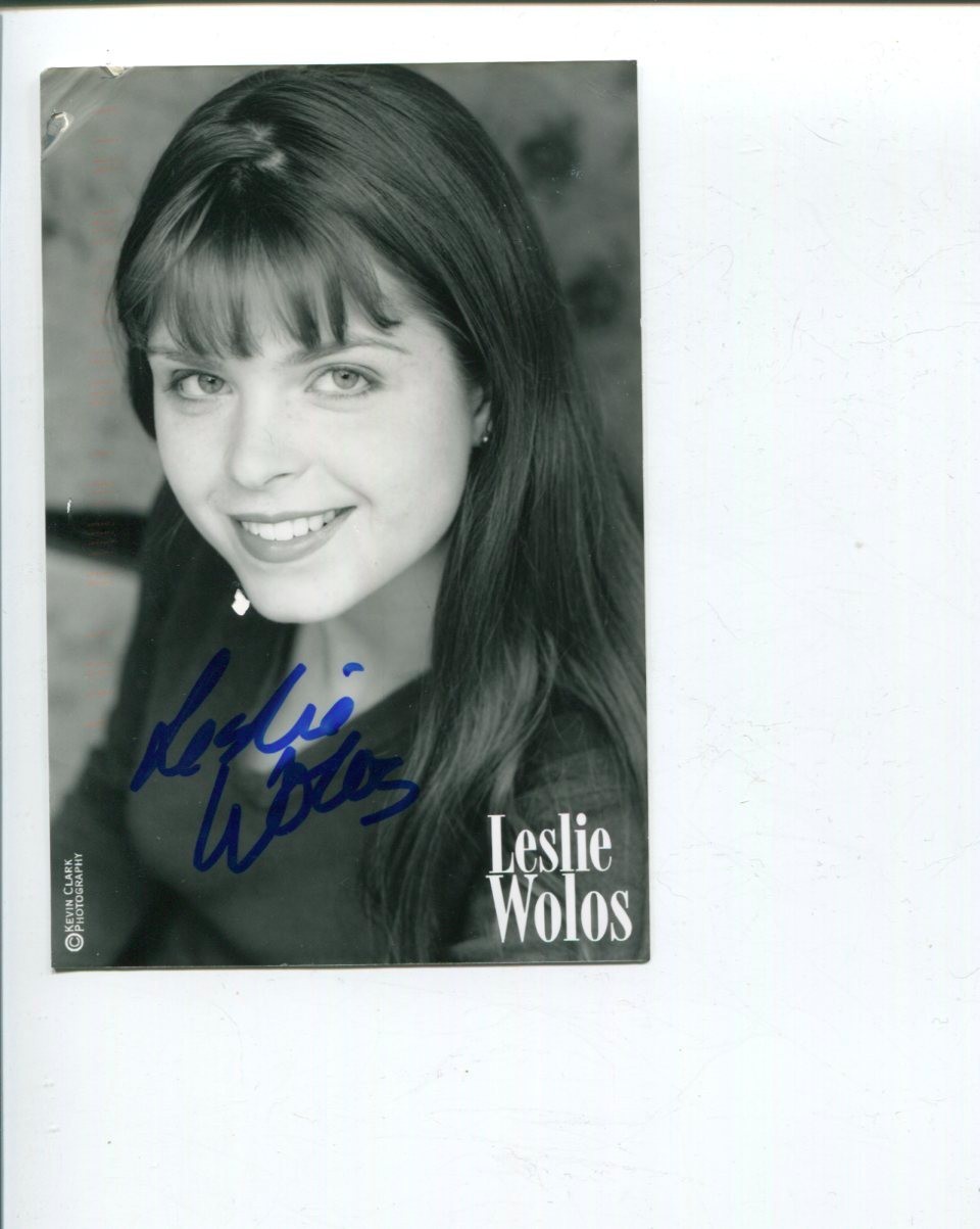 Leslie Wolos Adventures of Shirley Holmes Signed Autograph Photo