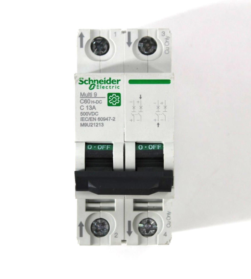 Schneider Electric M9U21213 Multi9 C50 H-DC C 13A 500VDC - New